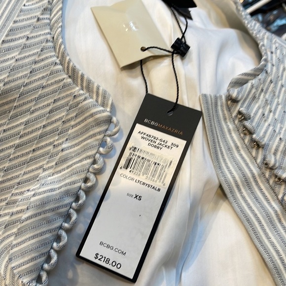 NWT BCBGMaxAzria Striped Jacket - Picture 10 of 10